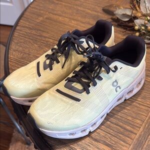 On Cloud Running Shoes in Yellow and Black